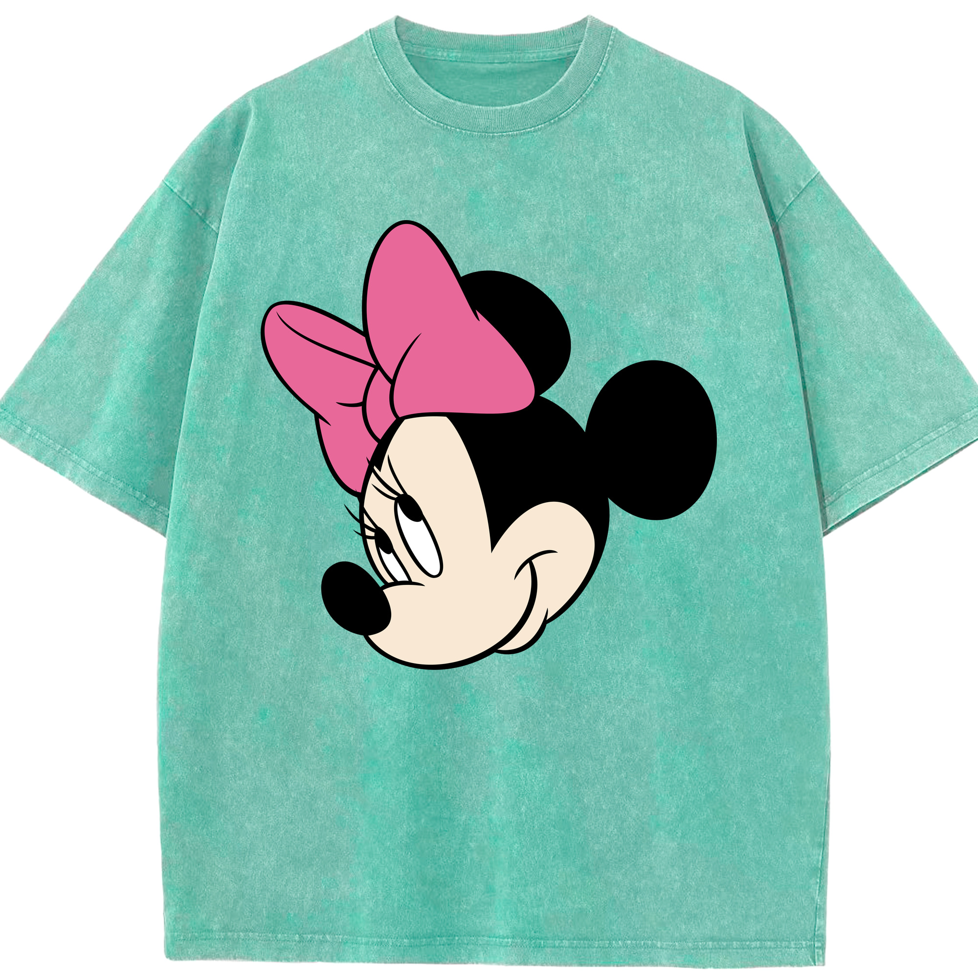 （画像用） ミッキーマウス Mickey Mouse 綿100% ヴィンテージ風 半袖Tシャツ（フロントプリント）